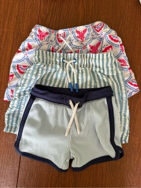 Set of 3 Boy Swim Trunks